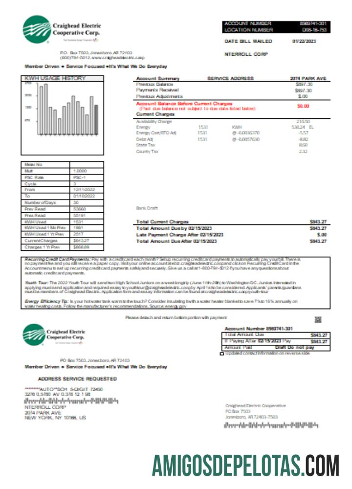 Projeto de lei de serviços públicos da Cooperativa Elétrica Craighead, SCR baixar para verificação